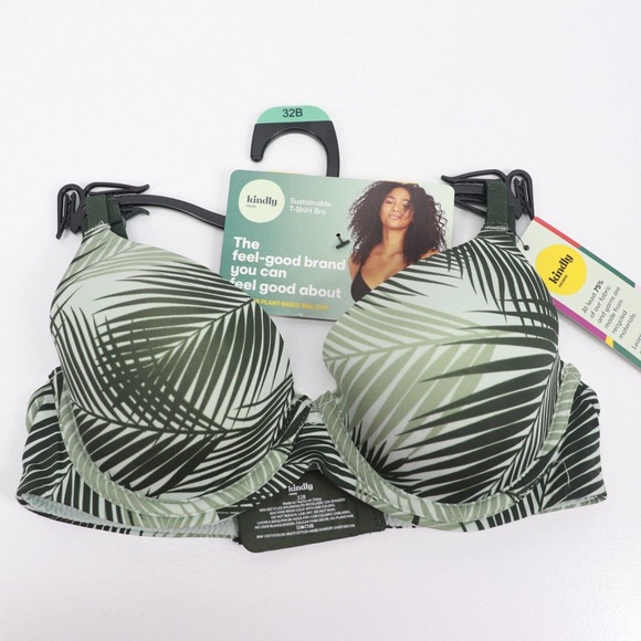 Kindly Yours Women’s Sustainable Tailored Full Coverage T-Shirt Bra 32B - Picture 1 of 7